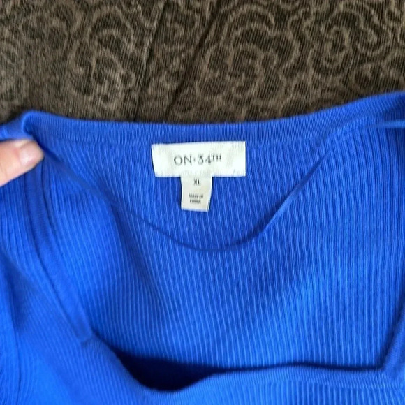 ON-34th 
Women's Square-Neck Rib-Knit Midi Dress, - Picture 10 of 12